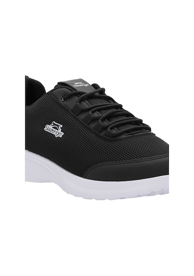Slazenger EQUINOX I Büyük Beden Erkek  Siyah / Beyaz Koşu & Yürüyüş Spor Ayakkabısı