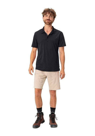Vaude Essential Polo Yaka Erkek T-shirt 45844 Siyah