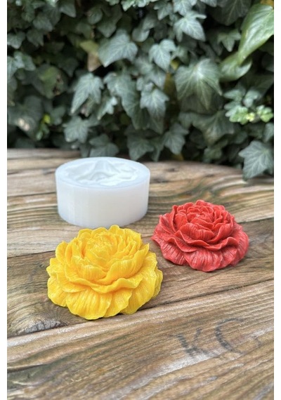 Şakayık Mum Kalıbı Silikon