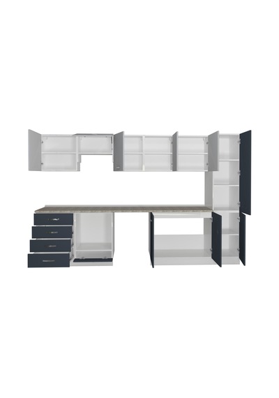 Decoraktiv Elite 325q Ankastre Fırın Modüllü Mdf Hazır Mutfak Dolabı - Tezgah Dahil - Antrasit - Buz Gri Diğer Decoraktiv Elite 325q Ankastre Fırın Modüllü Mdf Hazır Mutfak Dolabı - Tezgah Dahil - Antrasit - Buz Gri Diğer