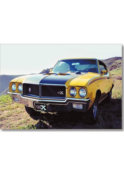 Cakasepetim Sarı Siyah Buick Gsx Spor Ahşap Mdf Tablo