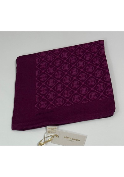 Pierre Cardin Elegans Monogram Eşarp - 1090750 -992 Fuşya Fuşya