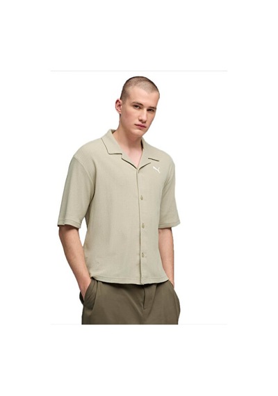Puma Wardrobe Ess Shirt Erkek Günlük Gömlek 63436361 Gri