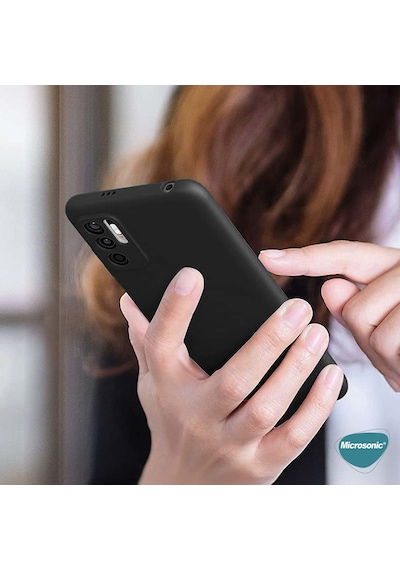Microsonic Matte Silicone Xiaomi Redmi Note 10 5G Kılıf