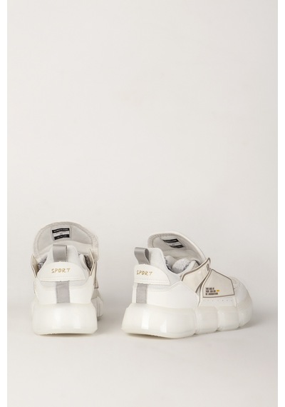Scootland 17256 Erkek Kalın Taban Sneaker Beyaz