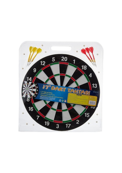 Delta Dart Seti 43 Cm 17 İnç + 6 Dart Oku 6 Gr Hedef Tahtası