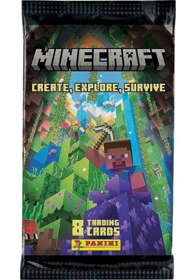 Toyika Panini Lisanslı Minecraft Koleksiyon Trading Cards 8li - 0264