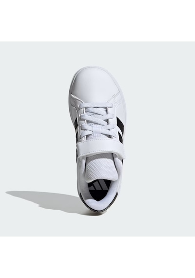 Ftwwht/cblack/ftwwht Adidas Çocuk Tenis Ayakkabı Grand Court 2.0 El Ih5529 Beyaz