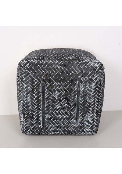 Humi 36x36x28 Cm Doğal Bambu L Sepet Gri