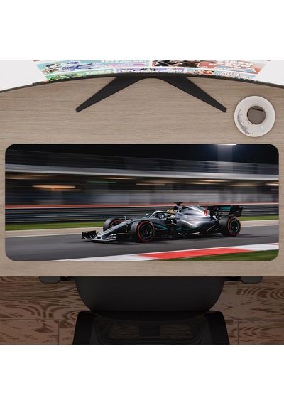 F1 Gaming Mouse Pad Kauçuk Kaymaz Taban Mousepad V5, 70x30 Xl