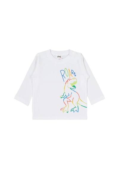 Civil Baby Dıno Baskılı 3'lü Set 6-18 Ay Sweatshirt Çok Renkli