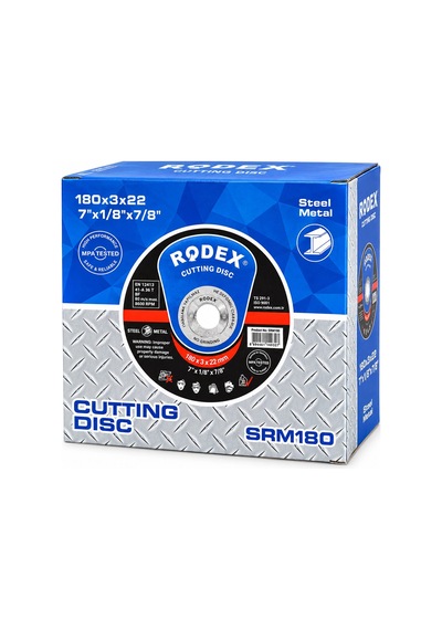 Metal Kesici Disk 180x3x22mm For Metal 5580