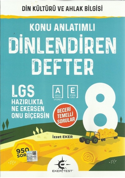 Eker 8.Sınıf Dinlendiren Defter ( Din Kül. )