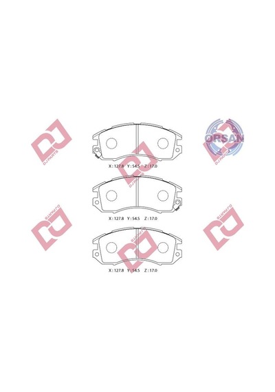 Disk Balata Subaru Impreza 1.6i, Lgacy Iı, Outback 98-03 Ön -
