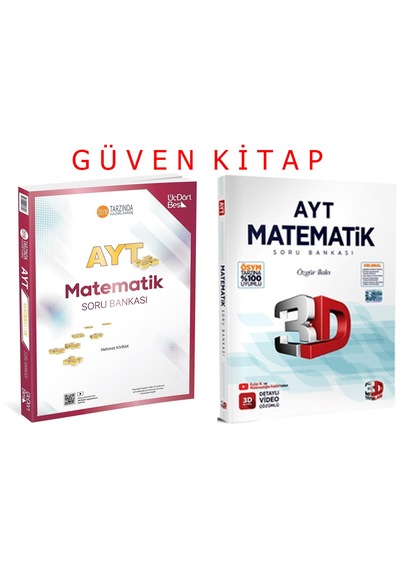 Üçdörtbeş 3d Yayınları Ayt Matematik Soru Bankası Seti