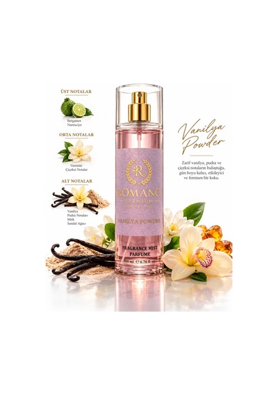 Romano Premıum Vanilya Powder Vücut Spreyi 200 ML