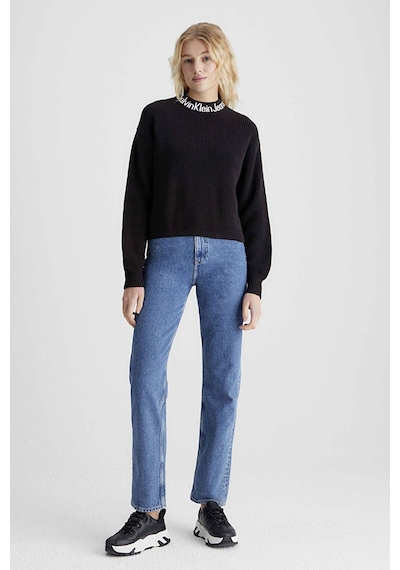 Calvin Klein Kadın Kazak Siyah