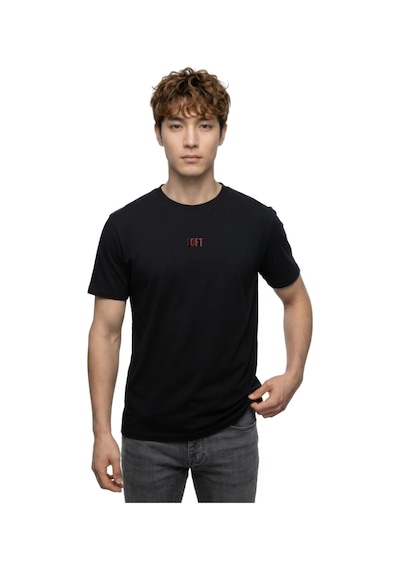 Loft Lf2042492 Erkek Kısa Kol T-shirt Siyah
