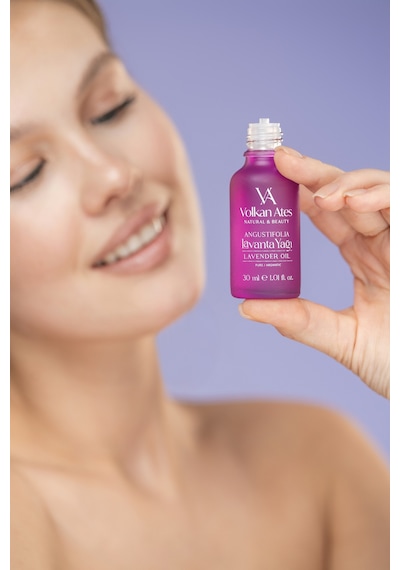 Volkan Ates Natural & Beauty Lavandula Angustifolia Saf Lavanta Yağı İçten Damlalıklı 30 Ml