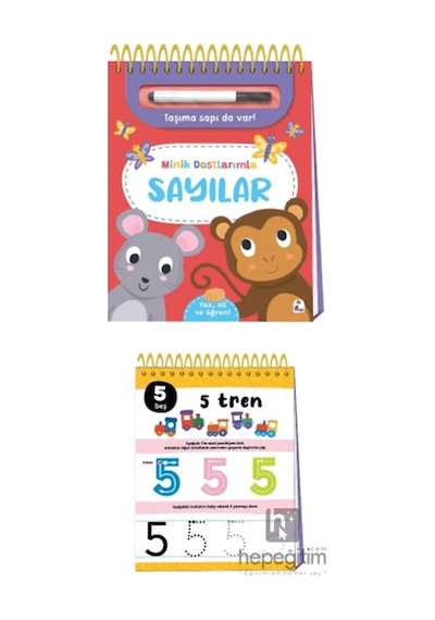 Minik Dostlarımla Sayılar Yaz, Sil Ve Öğren