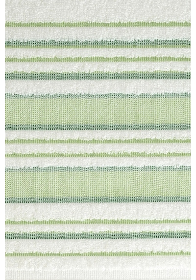 Louis Marie Saçak Detaylı Pamuklu Banyo Havlu Seti 2'li Fıstık Yeşili 50 x 90 + 70 x 140 CM Fıstık Yeşil