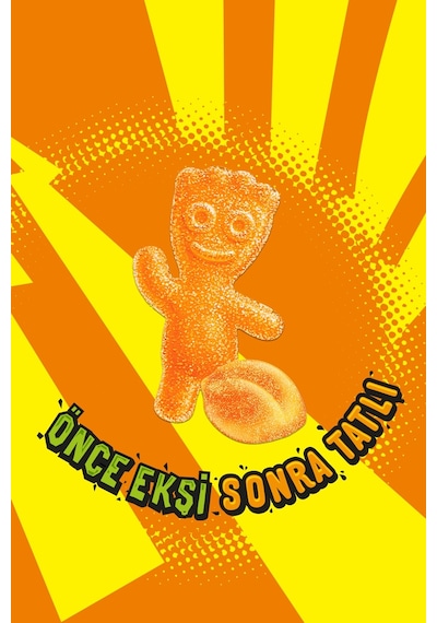 Kent Jelibon Sour Patch Şeftali Aromalı Yumuşak Şekerleme 10 x 160 G