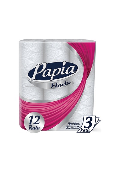 Papia Kağıt Havlu 36 Lı Set 3 Katlı 3pk 12