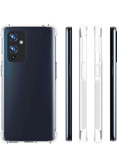 Zore One Plus 9 Kılıf Msra Nitro Anti Shock Silikon - Renksiz Renksiz