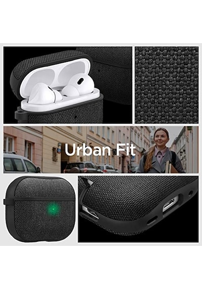 Airpods Pro 2.nesil İle Uyumlu Kılıf Urban Fit Black - Acs05483 Diğer