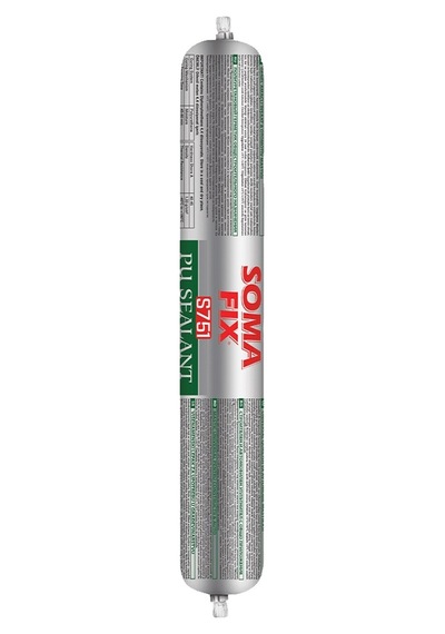 Somafix Siyah Poliüretan Mastik Sosis 600 Ml Dış Cephe Mastiği Siyah