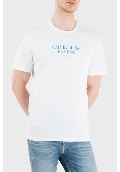 Calvin Klein Erkek T Shirt Lv14rf804g Yaf Beyaz