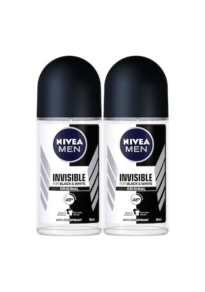Nivea Invisible Black & White Power Erkek Roll-On Deodorant 2 x 50 ML
