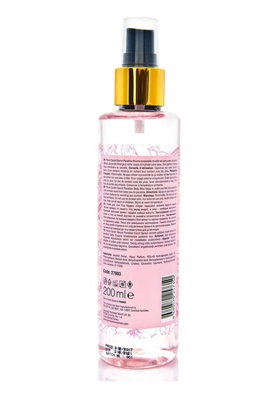 Secret Paradise Ferahlatıcı Vücut Spreyi - 200 Ml