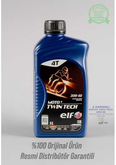20w-60 4 Zamanlı Motosiklet Motor Yağı 1l Moto 4 Twin Tech