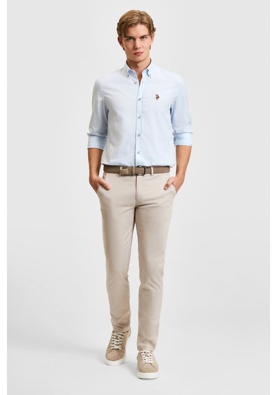 U.s. Polo Assn. Erkek Taş Pantolon Kanvas-chino 50322310-vr049 Taş Rengi