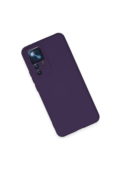 Uryport Xiaomi Mi 12t Pro Kılıf Nano İçi Kadife Silikon - Mor