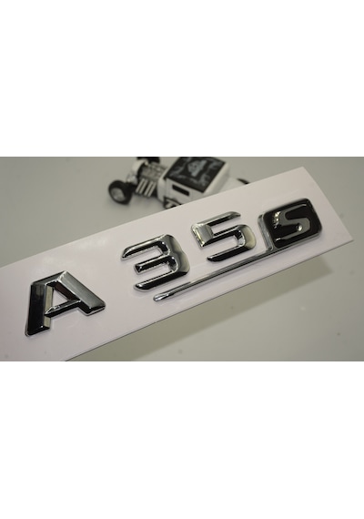 A35 S Bagaj Krom Metal 3M 3D Yazı Logo