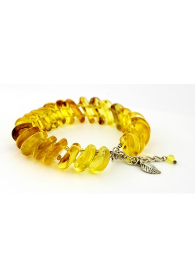 Kehribar Bayan Bileklik Özel Tasarım Ambergold Blk23-62 Çok Renkli