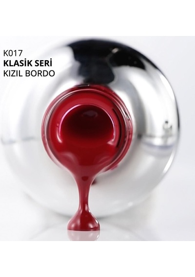 Kalıcı Oje K017, Kızıl Bordo, 10 Ml Diğer