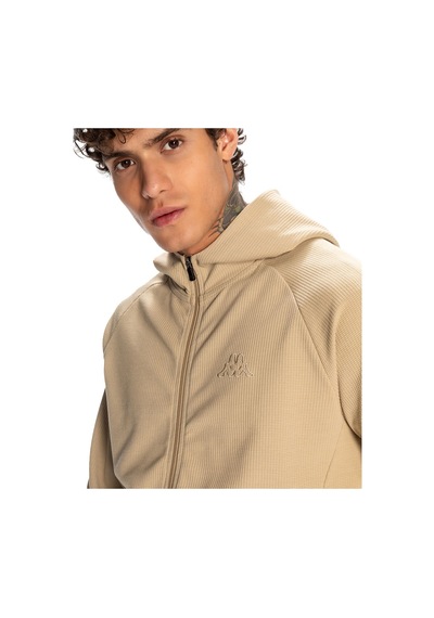 Kappa Tolgana Full Zip Erkek Bej Sweatshirt 38221vw-w6f 001