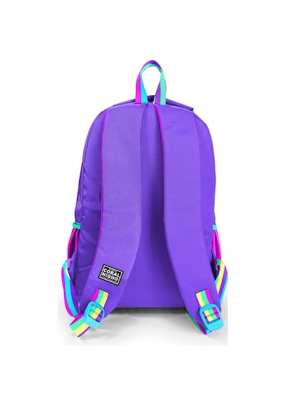 Coral High Kids Mor Simli Unicorn Desenli Üç Bölmeli Okul Sırt Çantası 23663
