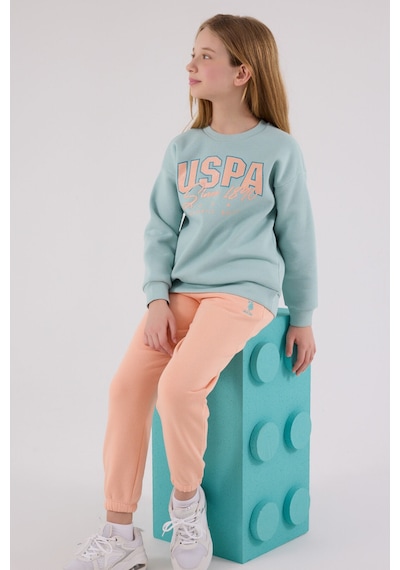 U.S. Polo Assn. U.s. Polo Assn Kız Çocuk Yeşil Eşofman Takımı Us2315-c-v2 Yeşil