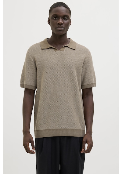 Jack & Jones Jack&jones Erkek Polo Yaka Tişört 12273012 Raın Drum Beige