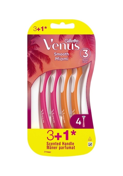 Gillette Venus Smooth Miami Kadın Tıraş Bıçağı 3'lü