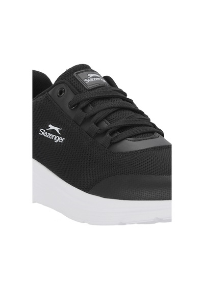 Slazenger Plank I Kadın Siyah / Beyaz Koşu & Yürüyüş Spor Ayakkabısı Beyaz - Siyah