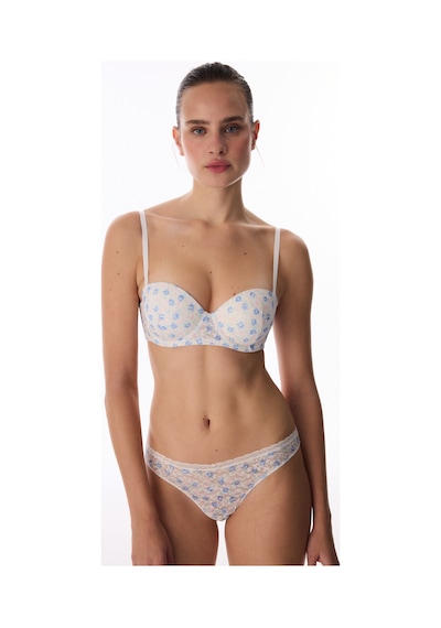 Penti Kırık Beyaz Pop Up Destekli Floral Lace Dantel Sütyen