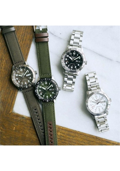 Seiko 5 Sports Field Hdb007k1 Hdb007k Otomatik Erkek Kol Saati Metalik Gri