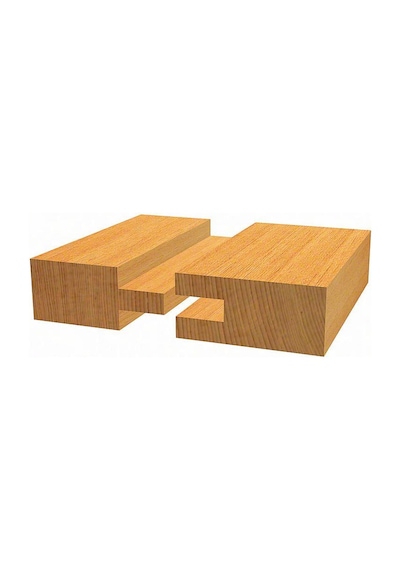 Bosch Standard Seri Ahşap İçin Çift Oluklu. Sert Metal Dilli Birleşim Frezesi 8x25x58MM - 2608628353