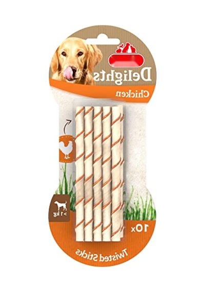 Lezzetli Döndürülmüş Çiğneme Çubukları, 55 Gram 15x9