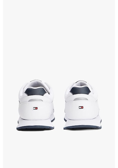 Tommy Hilfiger Erkek Dokulu Panelli Runner Sneaker - Beyaz 13141884